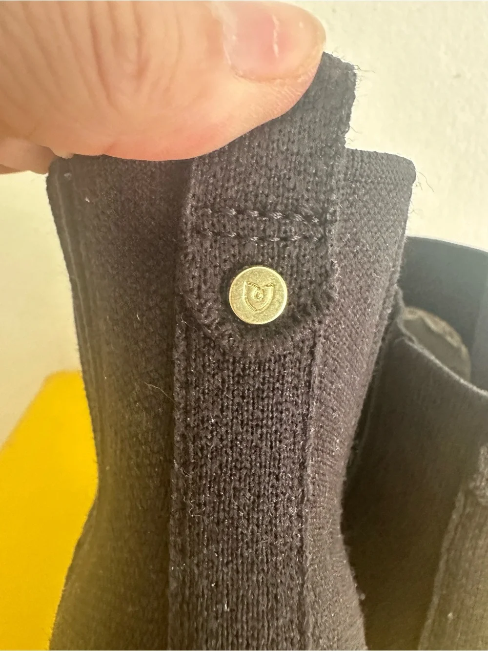 Rothy’s Western Black Women's Knit Block Heel Ankle Boots